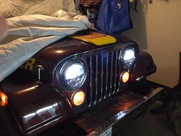 1982 CJ Scrambler with Grote LED headlight 1982 CJ Scrambler with Grote LED headlight