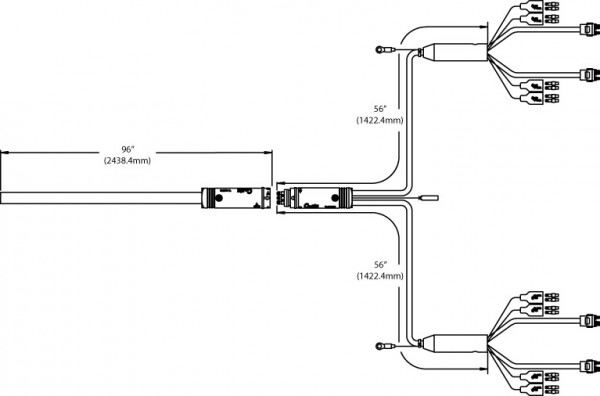 Grote product drawing - Grote Harness Kit