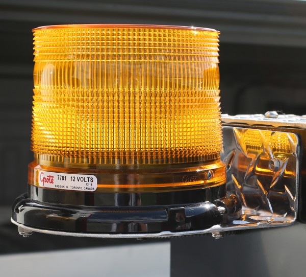 LED Strobe Light on truck panel LED Strobe Light on truck panel