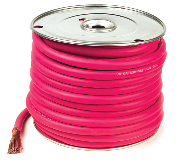 Red 25' Battery 6 Gauge Cable