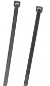 Black 4.10" Light Duty 1000 Pack Tie Fastener thumbnail