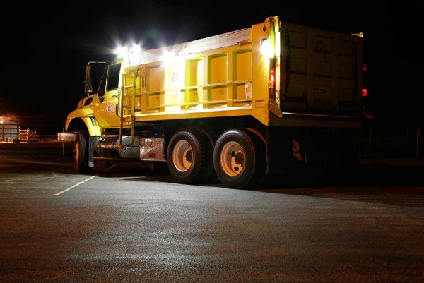 Grote lights on a dump truck Grote lights on a dump truck