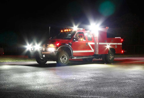Grote LED Lights on Fire Truck - Emergency Vehicle Grote LED Lights on Fire Truck - Emergency Vehicle