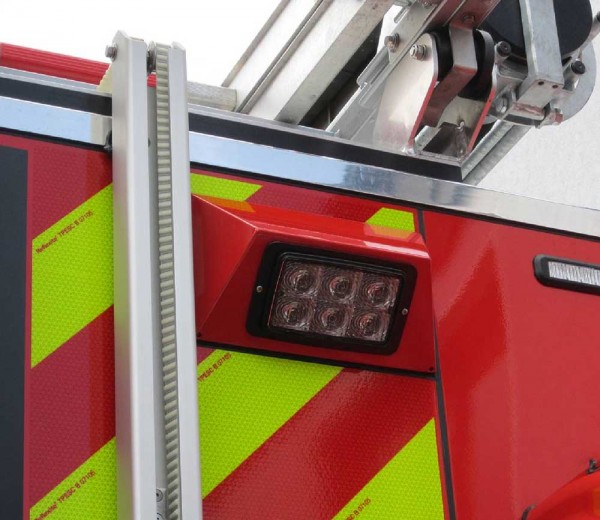 Grote LED White Light on Fire Truck Grote LED White Light on Fire Truck