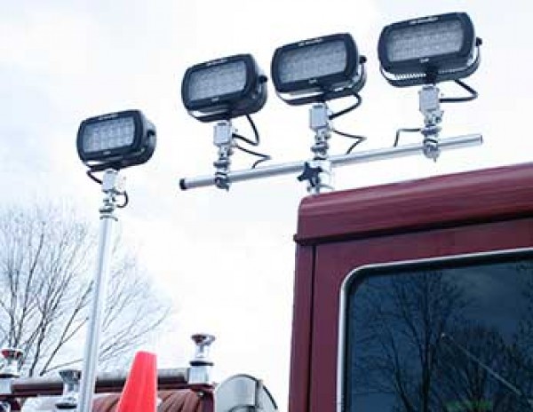 Grote Trilliant lights on firetruck