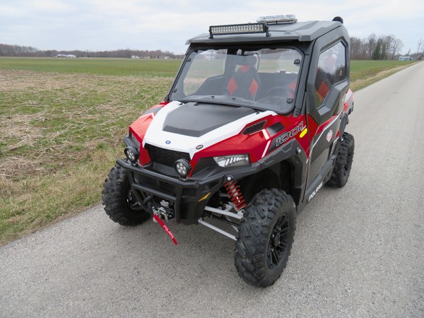 Grote LED Light Bar on ATV Grote LED Light Bar on ATV