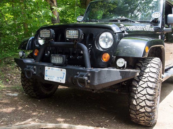 Grote Trilliant lights on front of Jeep Grote Trilliant lights on front of Jeep