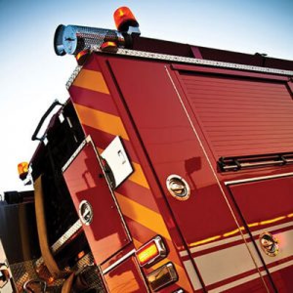 LED Beacon on Fire Truck LED Beacon on Fire Truck