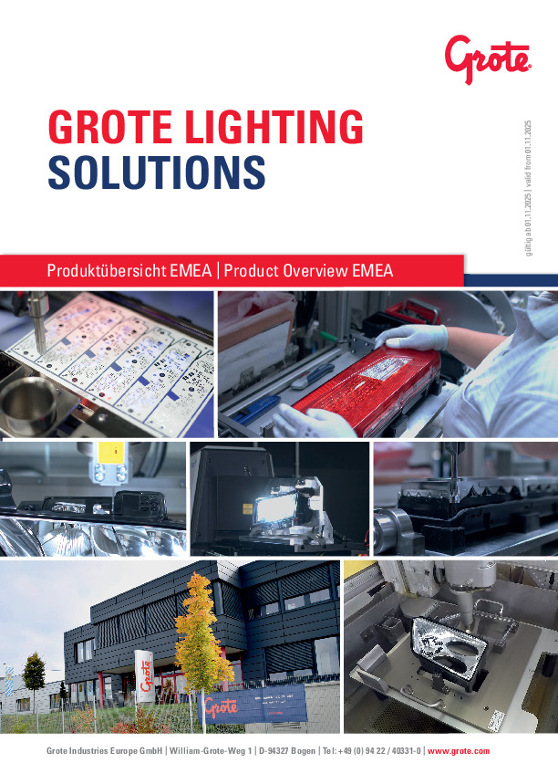 Grote Europe Product Overview (11.7MB)