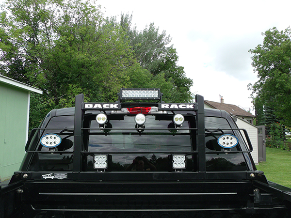 Grote truck with LED light bar Grote truck with LED light bar
