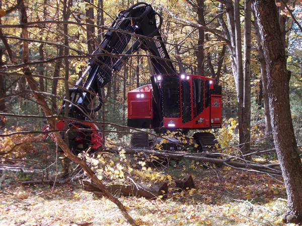 Grote LED lights on forestry equipment Grote LED lights on forestry equipment