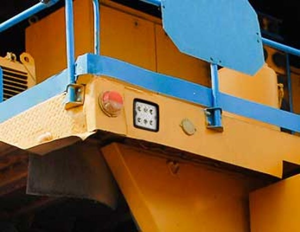 Grote Trilliant LED light on mining equipment Grote Trilliant LED light on mining equipment